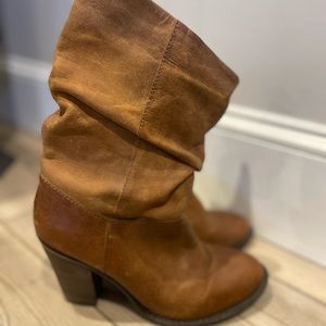 Steven Madden Leather Boots.  New without box.  Size 10